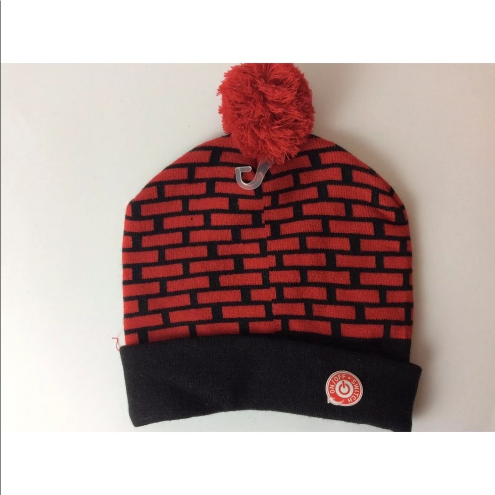 New it’s Cold Outside Light Up Fireplace Beanie - Picture 3 of 3